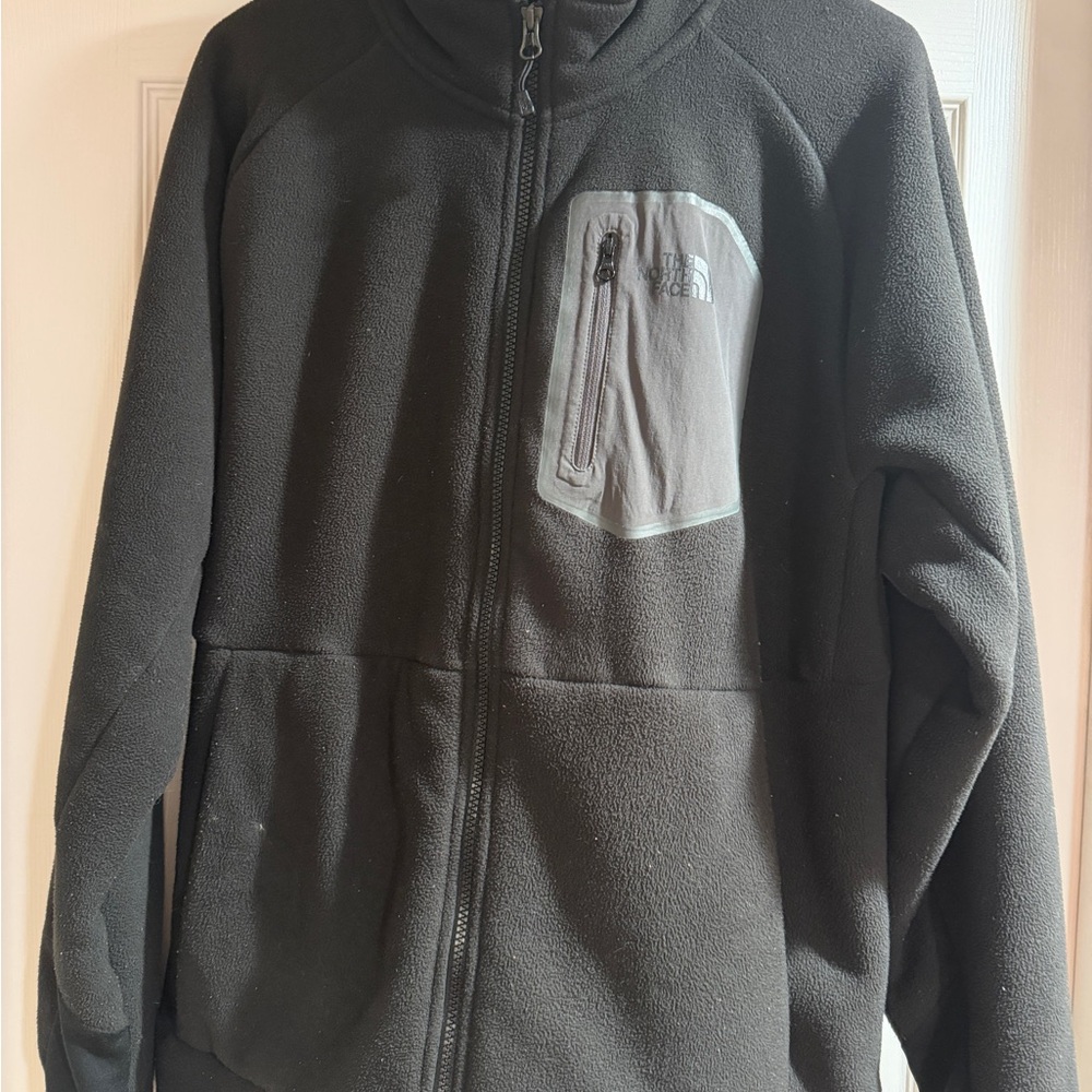 The North Face Charcoal Fleece Jacket Mens M